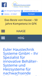 Mobile Screenshot of euler-hts.de